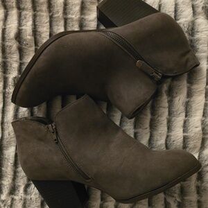 Style & Co. Grey Ankle Booties